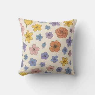 Coussin Fleurs