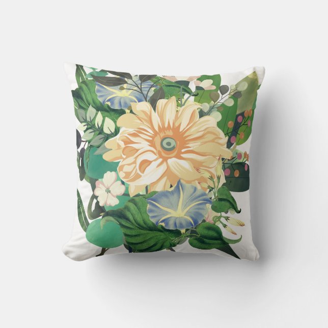 Coussin fleurs (Recto)