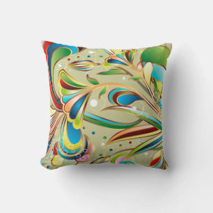 Coussin Fleurs à flammes magnifiques