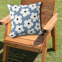 Fleurs blanches rétro