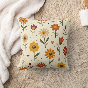 Coussin Fleurs Bohèmes