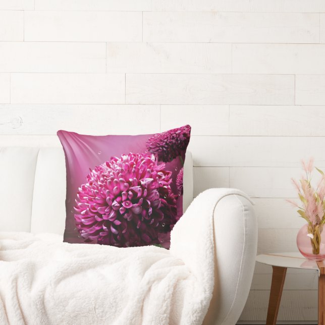Coussin Fleurs Dahlia (Canapé)