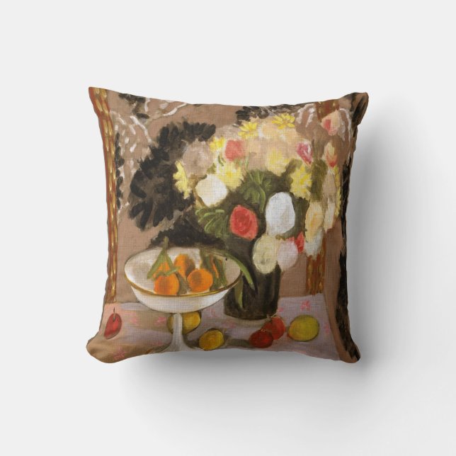 Coussin Fleurs dans Vase (Recto)