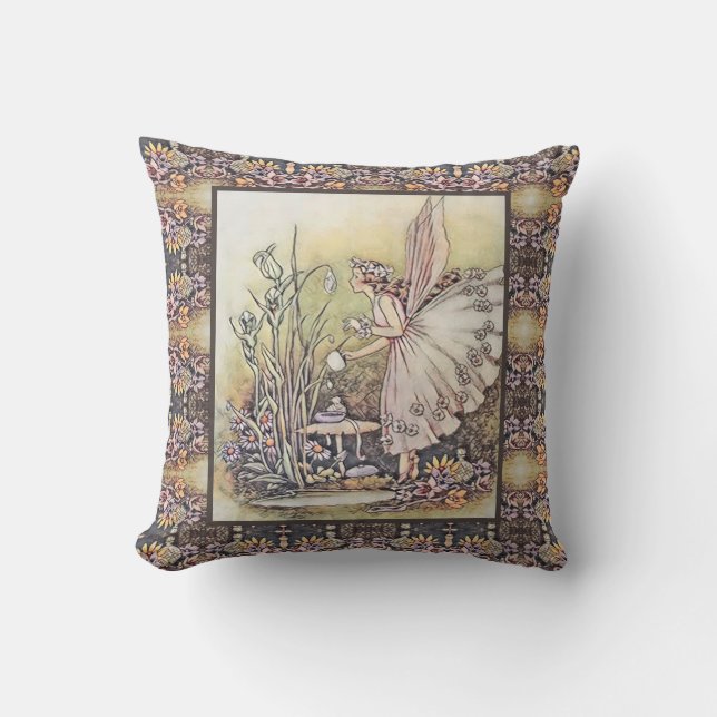 Coussin Fleurs d'arrosage  (Recto)