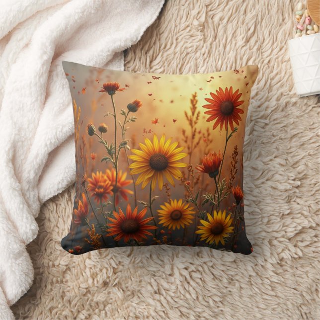 Coussin Fleurs d'automne Jeu d'oreiller (Couverture)