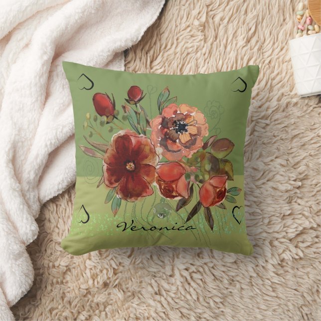 Coussin Fleurs de automne vintages (Couverture)