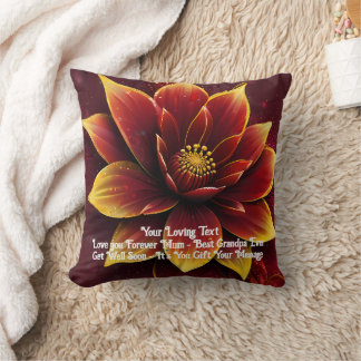 Coussin Fleurs de coeur : une surprise de puzzle personnal