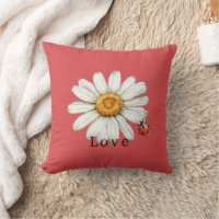 Fleurs de marguerite rouges blanches chic  