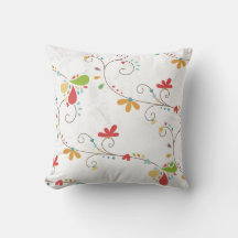 Fleurs de motif de couleur d'eau Fond personnalisé