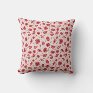 Coussin Fleurs de pavot