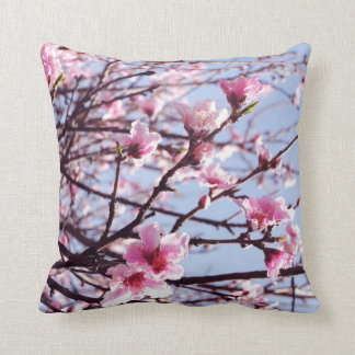 Coussin Fleurs de pêche