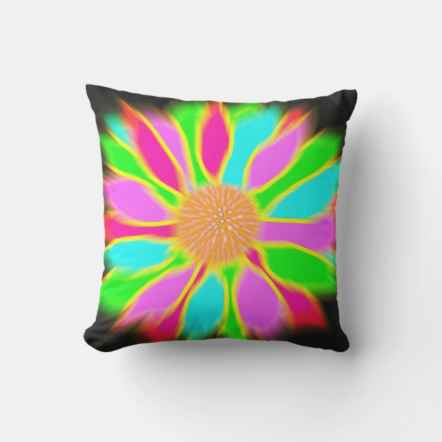 Coussin Fleurs de soleil (Recto)