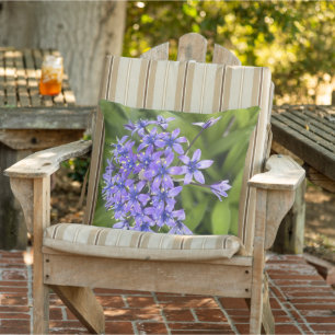 Coussin Fleurs de Squill Portugais Closeup Nature Photo