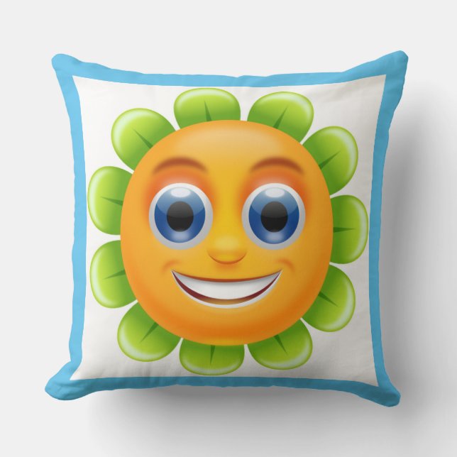 COUSSIN FLEURS DE VISAGE (Recto)