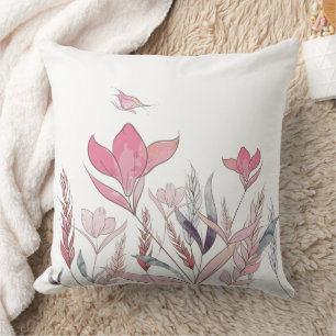 Coussin Fleurs d'eau