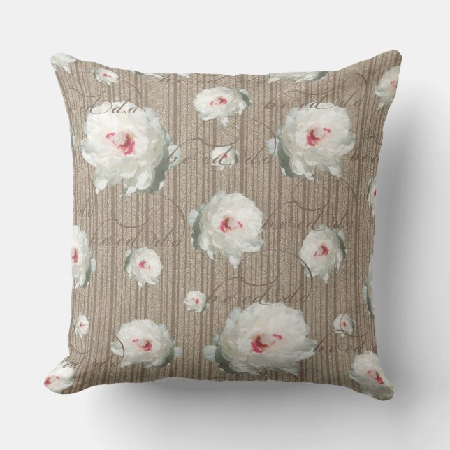 Coussin Fleurs d'été (Recto)