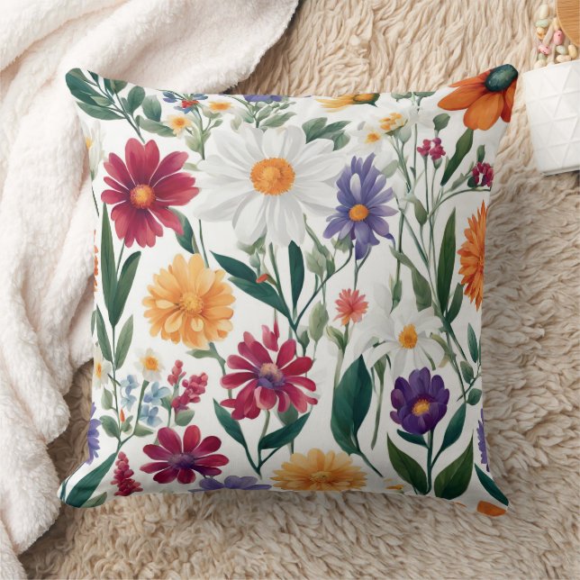 Coussin Fleurs d'été partout sur l'impression Jeu d'oreill (Couverture)