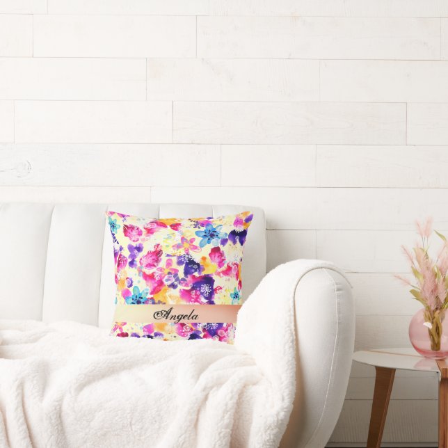 Coussin Fleurs fleurs sauvages de chabby Meadow (Canapé)