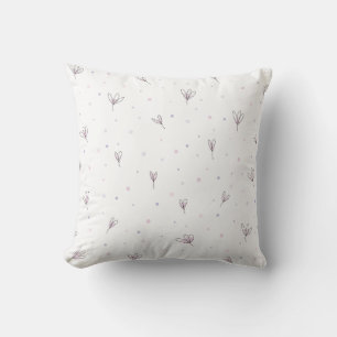 Coussin Fleurs Lilac