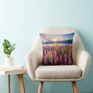 Coussin Fleurs   Lupines Nouvelle-Zélande