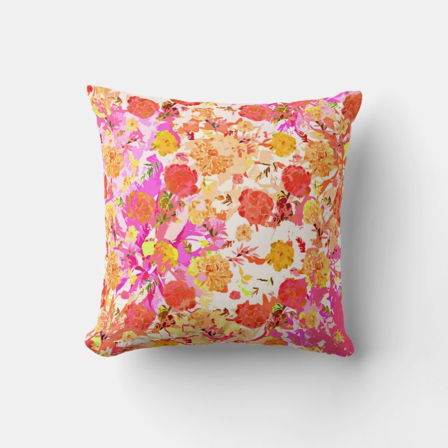 Coussin Fleurs mignonnes motif (Recto)