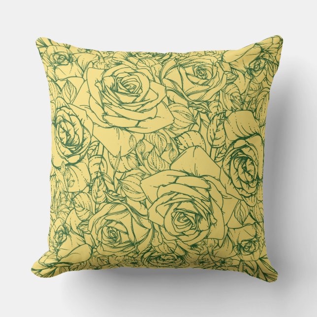 Coussin Fleurs Motif 15 (Recto)