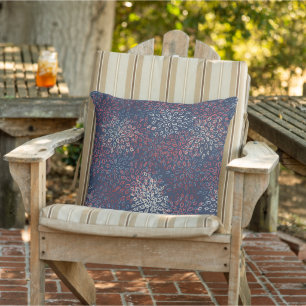 Coussin Fleurs patriotiques