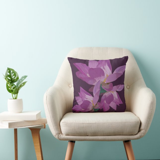 Coussin Fleurs peintes (Chaise)