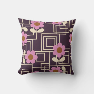 Coussin fleurs pourpres orla kiely
