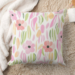 Coussin Fleurs Rétro Pastel (5)