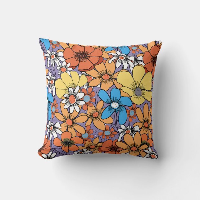 Coussin Fleurs sauvages (Recto)