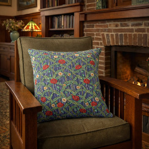Coussin Fleurs sauvages dans un motif de champ de blé