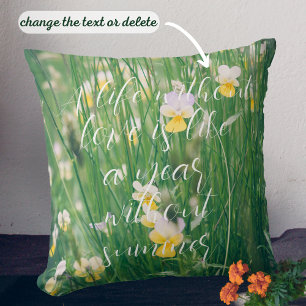 Coussin Fleurs sauvages d'été