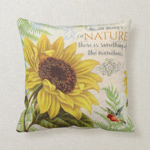 Coussin Fleurs vintages