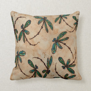 Coussin Flit de libellule de Crème Rustique