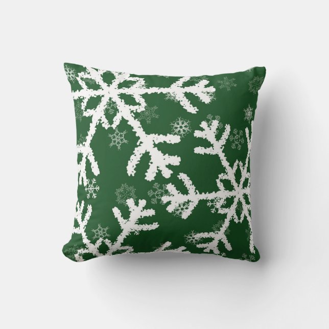 Coussin Flocons de neige (Recto)