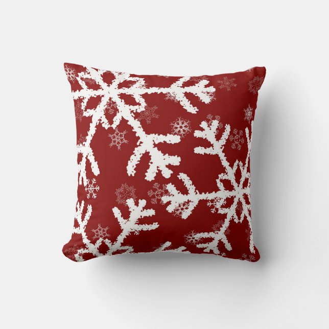 Coussin Flocons de neige (Recto)