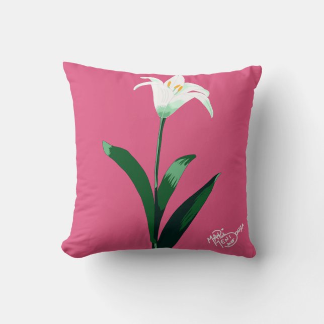 Coussin flor branca (Recto)