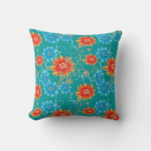 Coussin Flora motifs