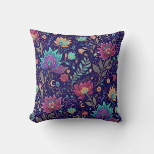 Coussin Floraison de Lotus Céleste