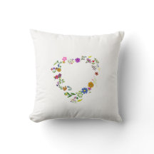 Coussin floral