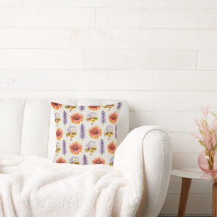 Coussin floral