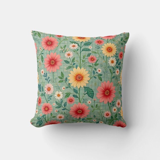coussin floral (Recto)