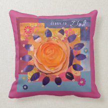 Coussin floral
