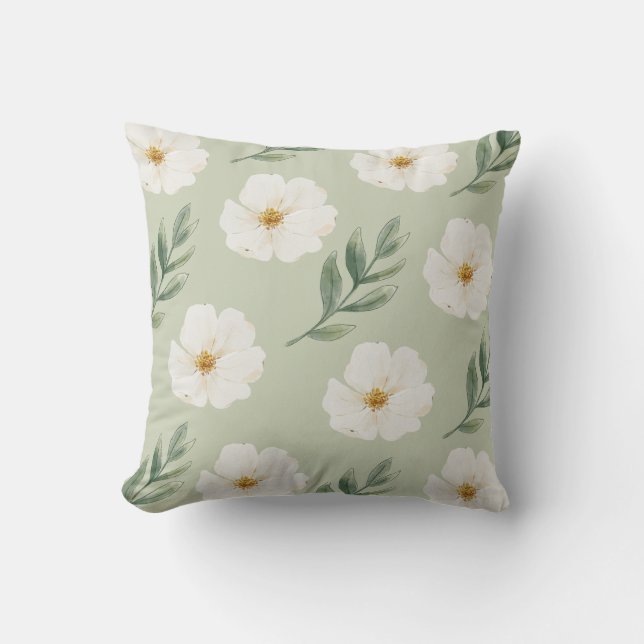 Coussin Floral à l'oreiller (Recto)