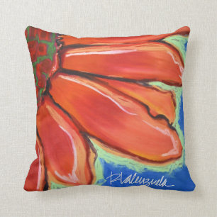 Coussin floral Abstrait