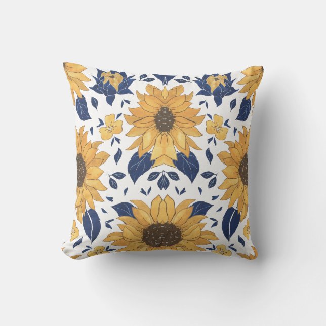 Coussin Floral - Belle Fleur Design pour Cosy H (Recto)