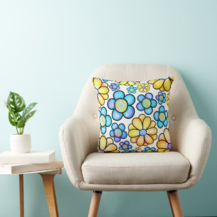 Coussin Floral Bloom 16x16