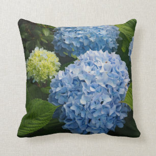 Coussin Floral Blue Hydrangea Photo