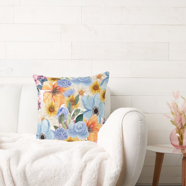 Coussin Floral Comfort Pillow  (Canapé)